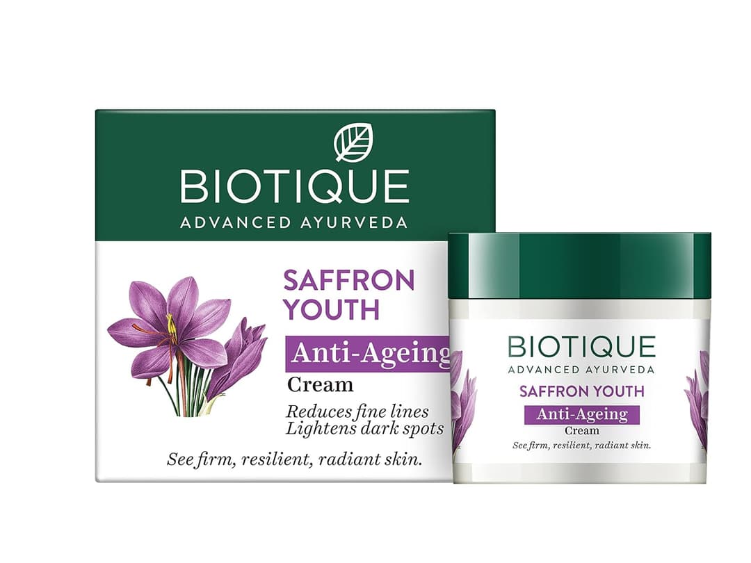 Biotique Bio Saffron Dew Youthful Moisturizer 50g