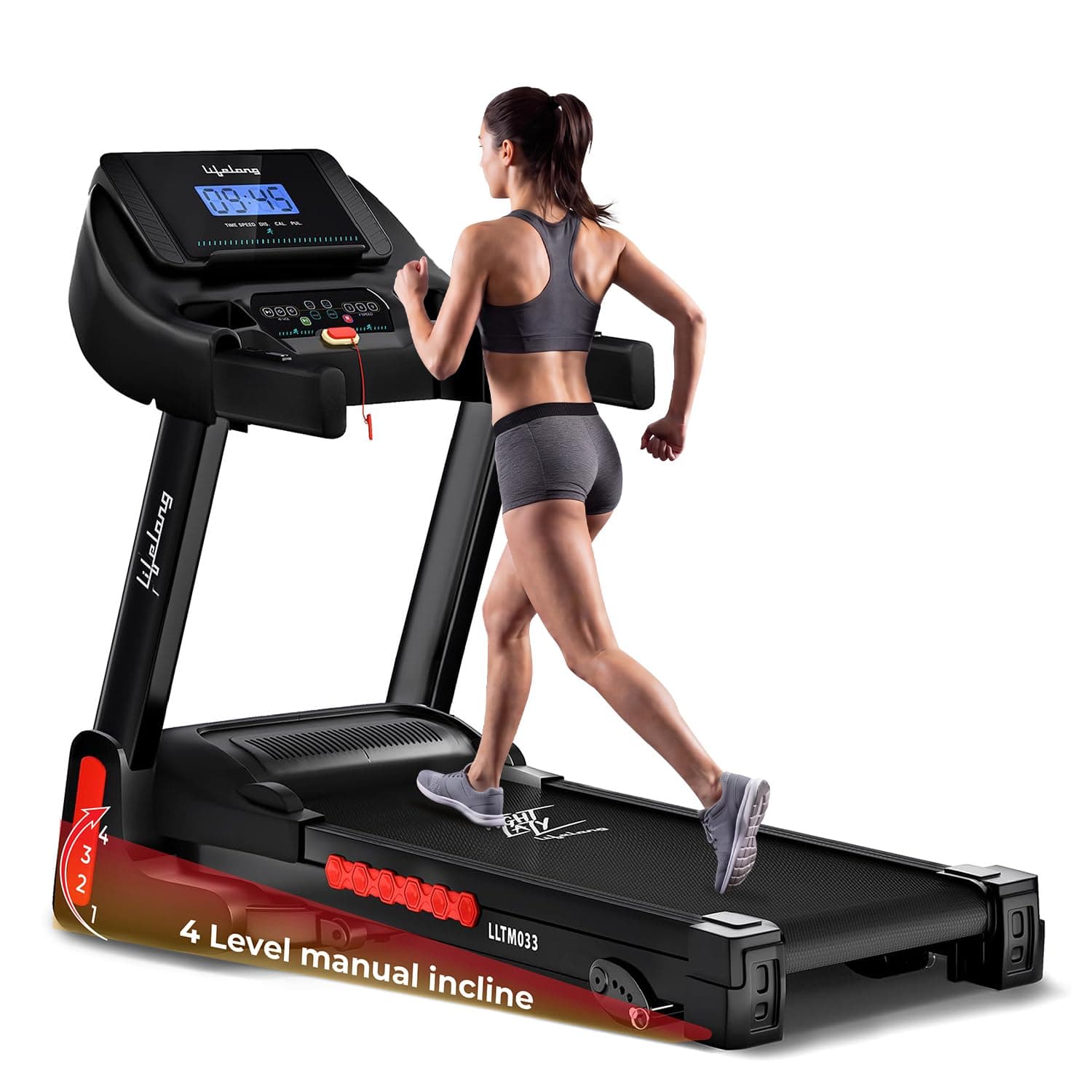 Lifelong FitPro 4HP Peak Motorized Treadmill (LLTM033)