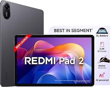 Redmi Pad 2 11-inch Tablet (4GB RAM, 128GB ROM, Wi-Fi)