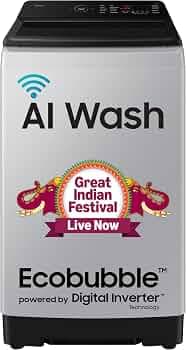 Samsung 8 Kg 5 Star AI Top Load Washing Machine WA80F08S2LTL