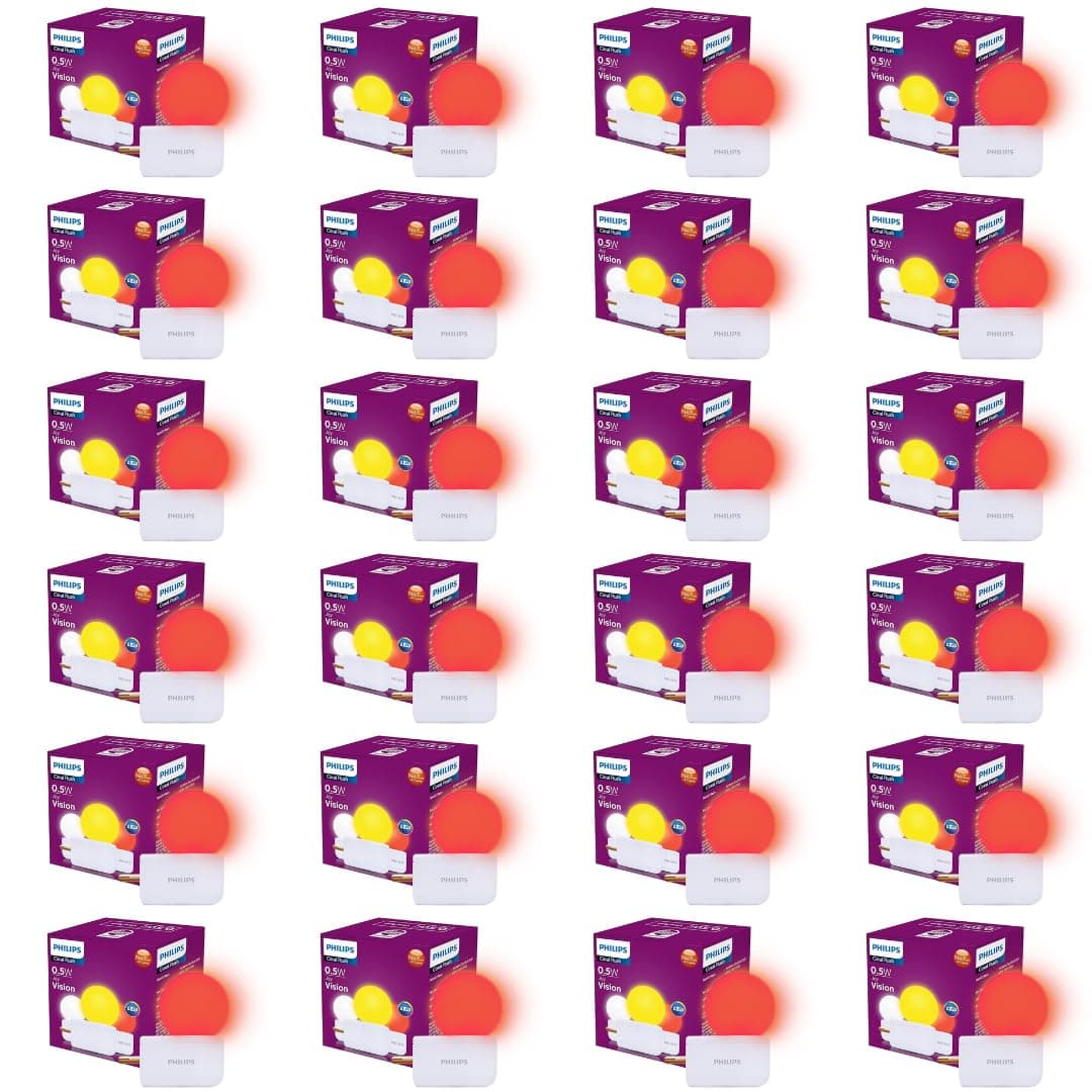 Philips Joy Vision 0.5W LED Night Lamp Pack of 24