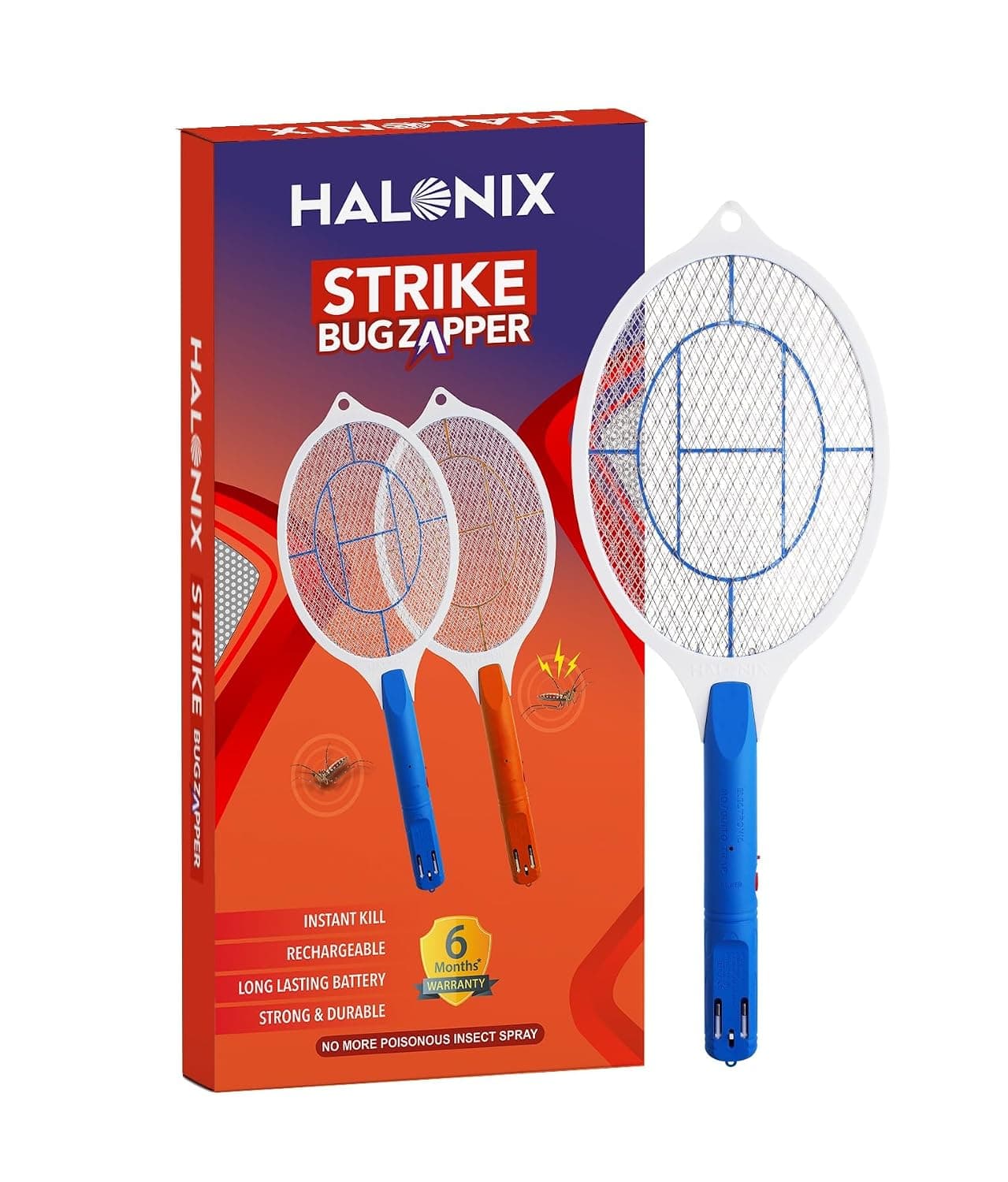 Halonix Rechargeable Mosquito Bat 400 mAh