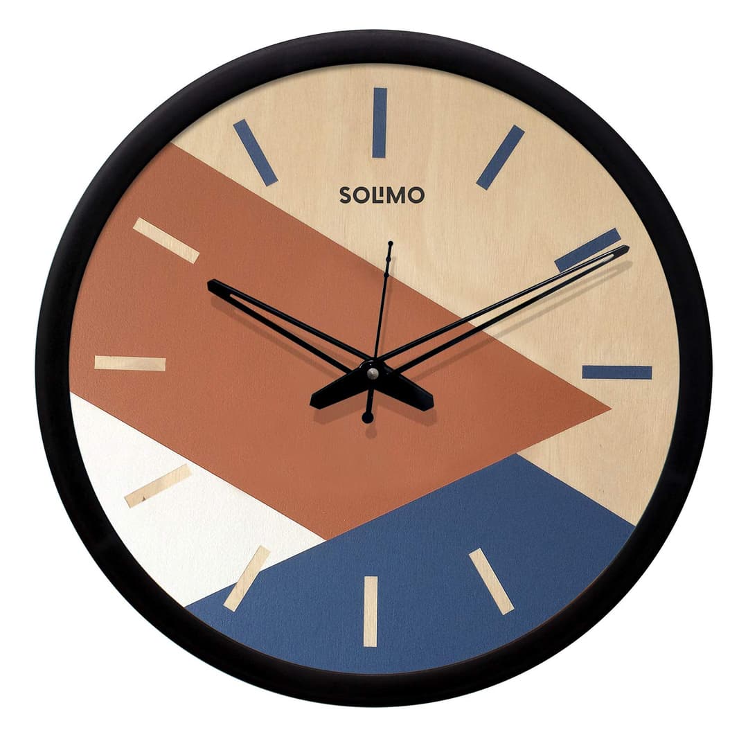 Amazon Brand - Solimo 12-Inch Wall Clock