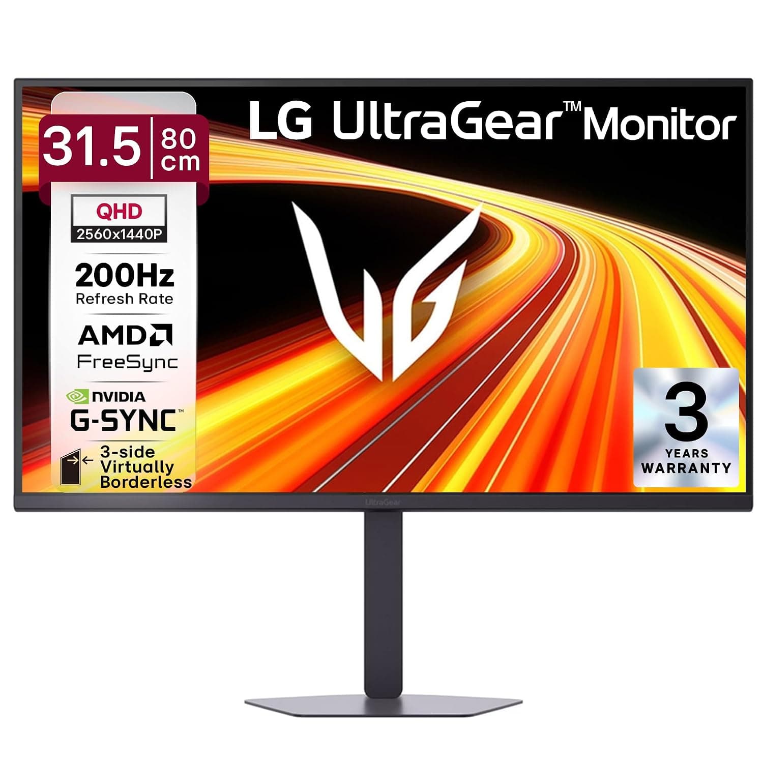 LG UltraGear 32G620B 31.5 Inch QHD 200Hz IPS Gaming Monitor