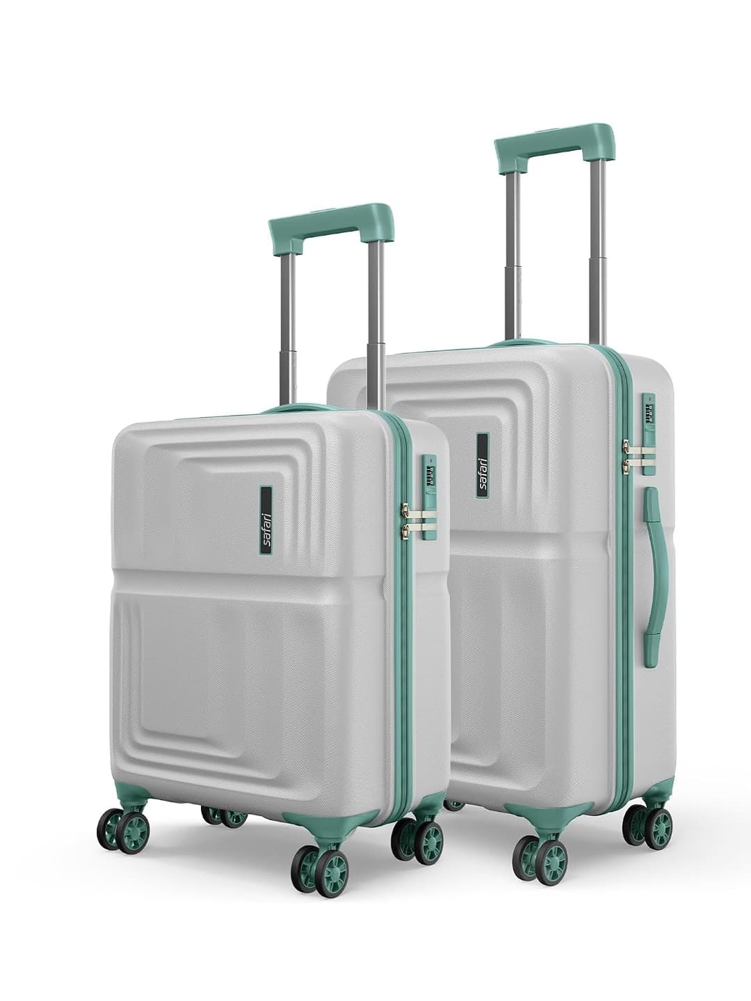 Safari Roma Hard Luggage Trolley Bag Set (Cabin and Medium)
