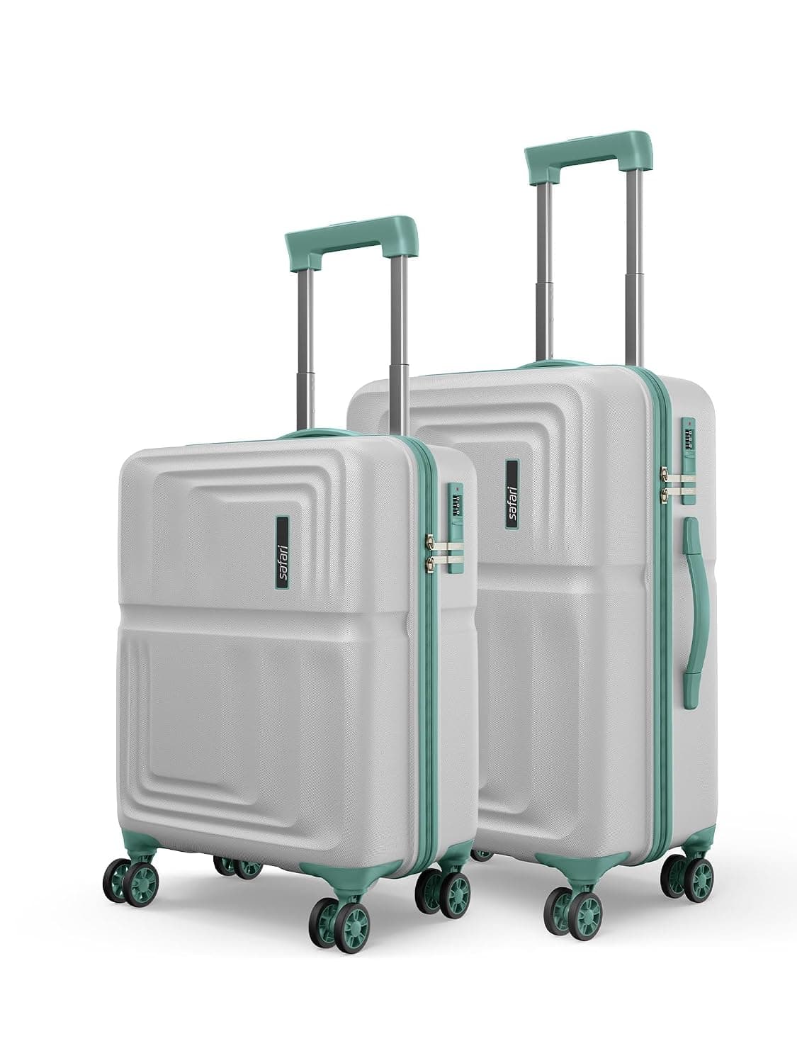 Safari Roma Hard Luggage Trolley Bag Set (Cabin and Medium)