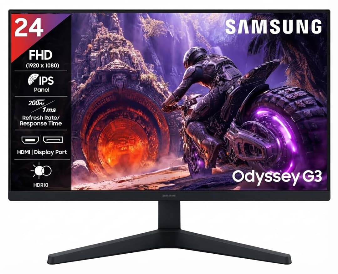 Samsung 24" Odyssey G3 FHD 200Hz IPS Gaming Monitor