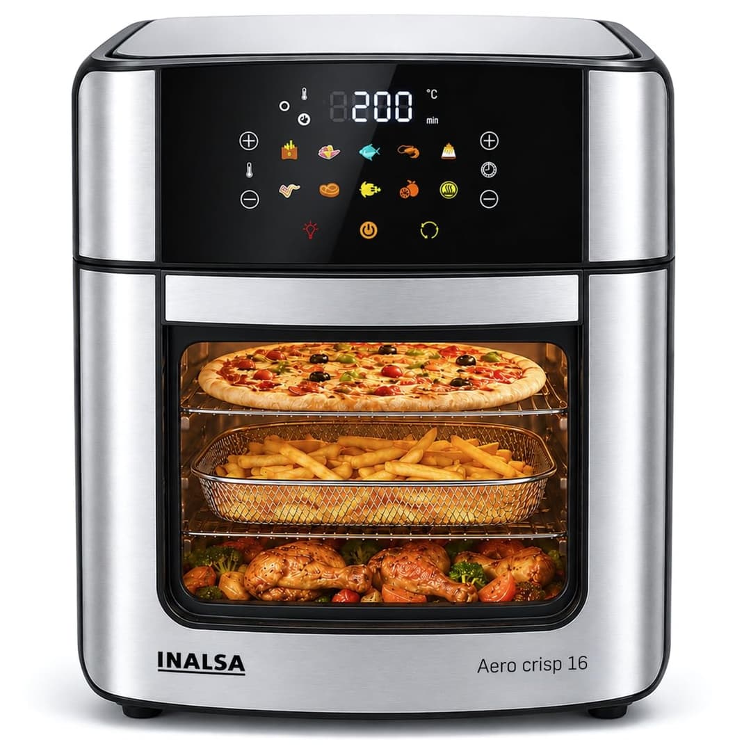 Inalsa Aero Crisp 16L 1800W Air Fryer Oven
