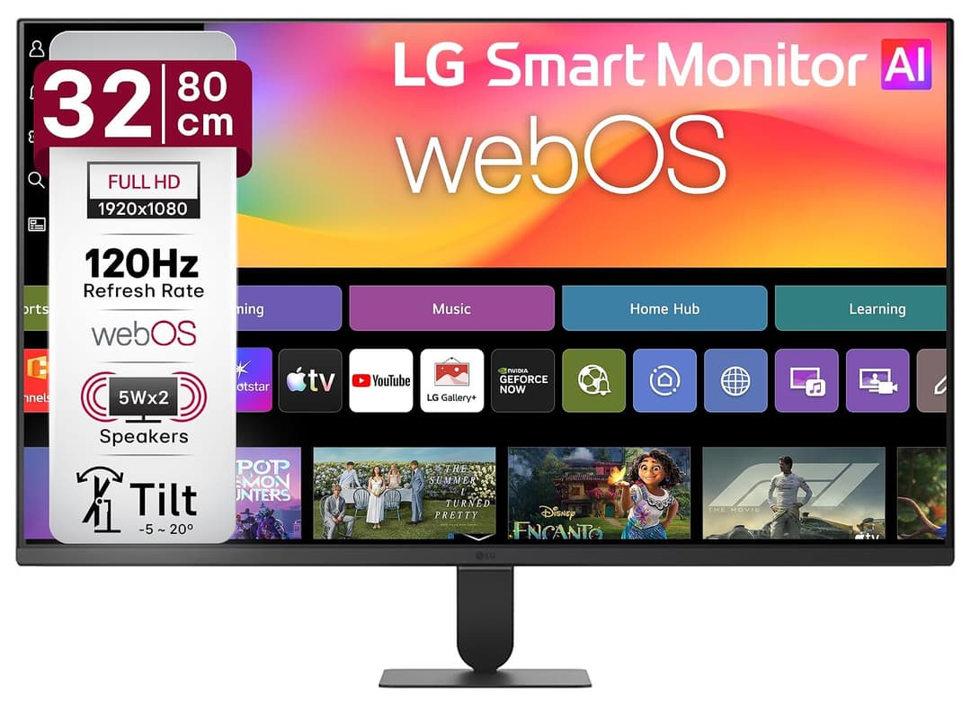 LG 32U501SB 32 Inch Full HD webOS Smart Monitor