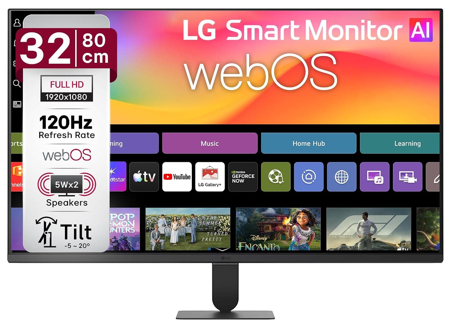 LG 32U501SB 32 Inch Full HD webOS Smart Monitor