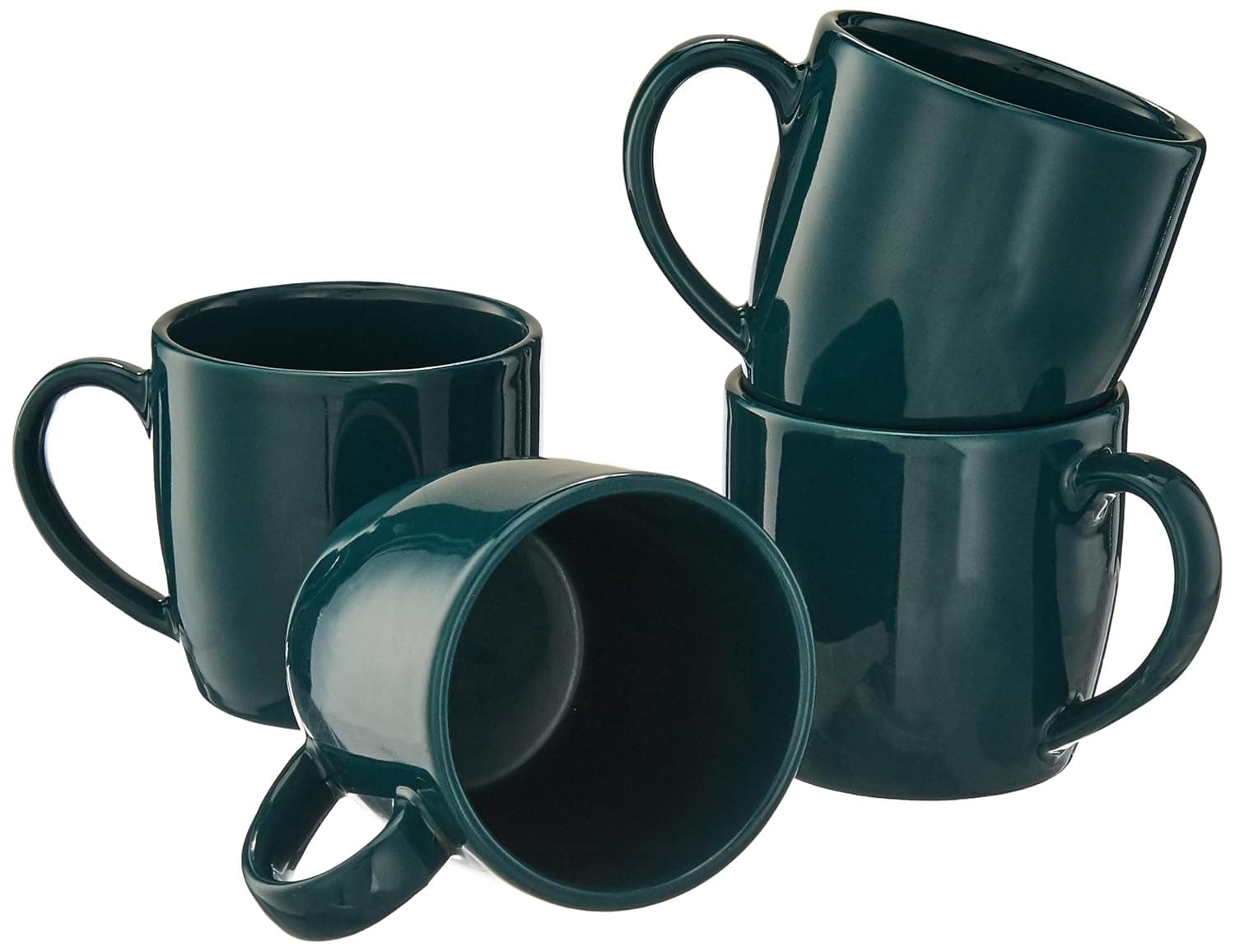 Amazon Brand Solimo Ceramic Coffee Mugs 200 ml Set of 4