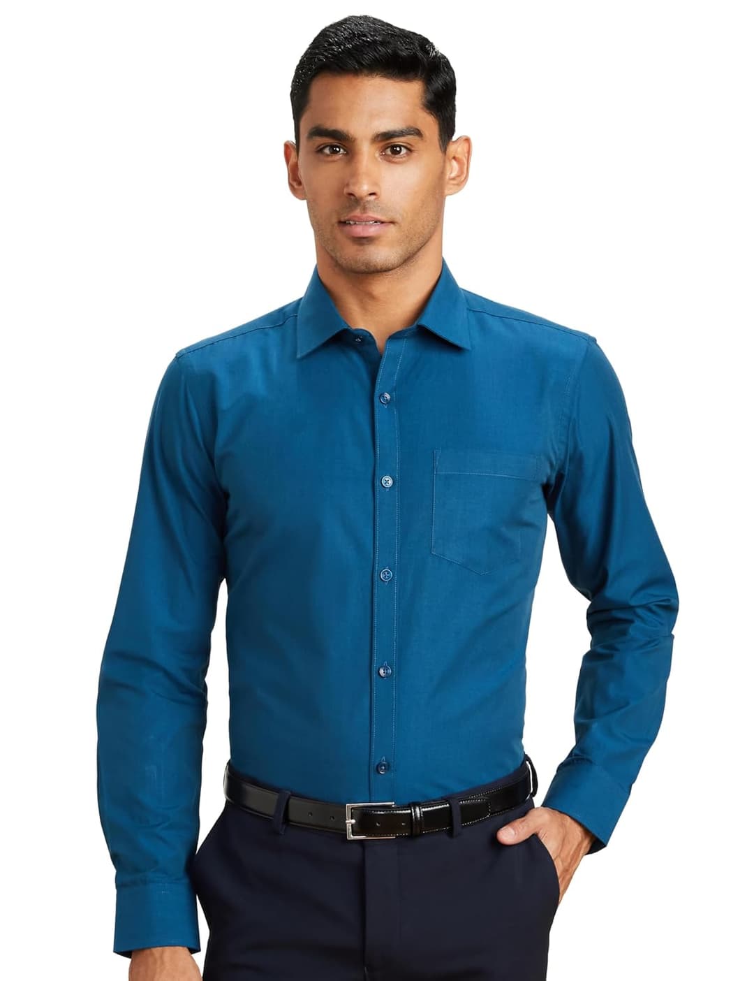 Amazon Brand - Symbol Men's Regular Fit Cotton Formal Shirt