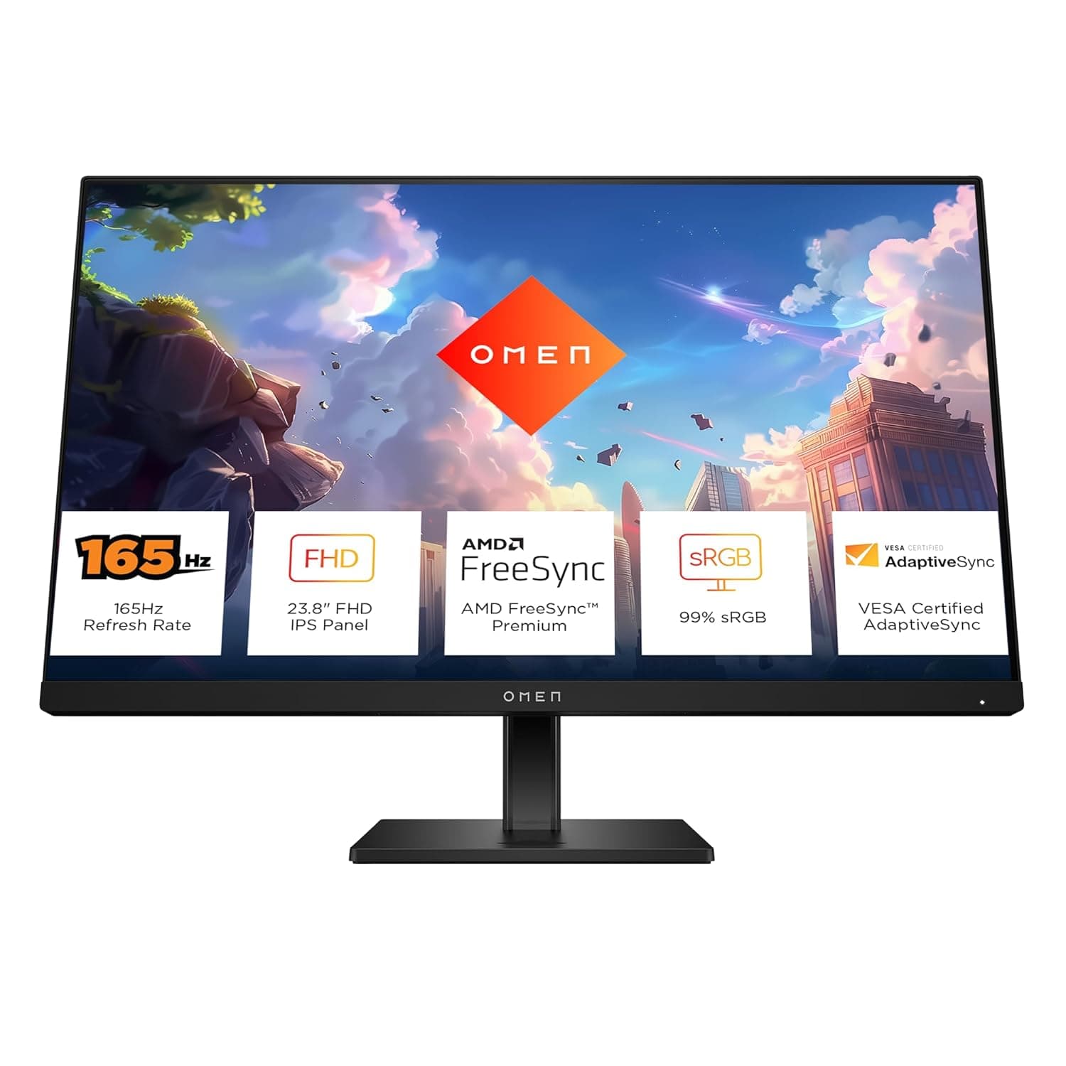 HP OMEN 23.8 inch FHD 165Hz Gaming Monitor (780F0AA)
