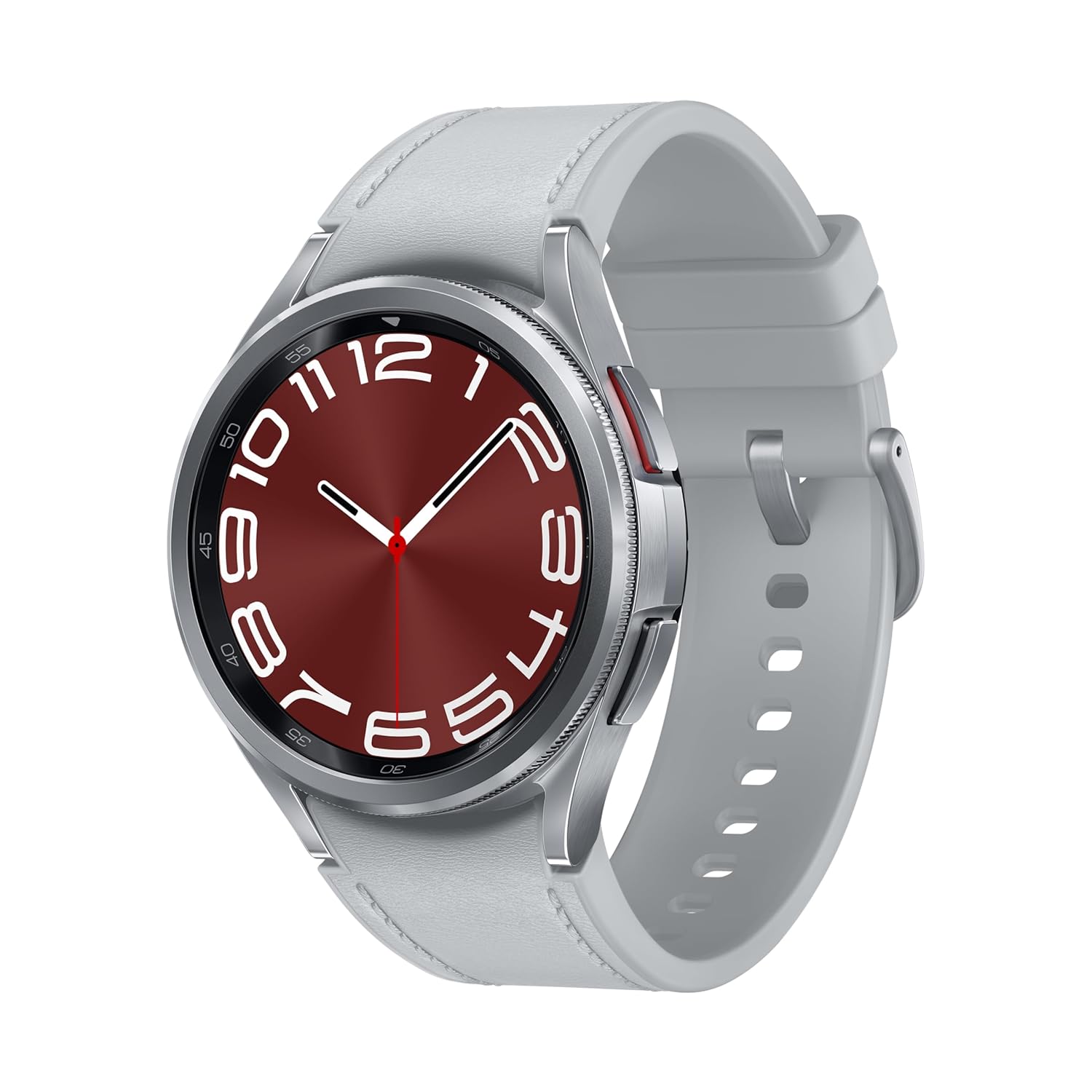 Samsung Galaxy Watch6 Classic (Smartchoice) (Silver, 43mm) | Rotating Bezel | LTE | Monitor BP and ECG | Track Sleep and Health | Upto 40hrs Charge with Fast Charging | Galaxy Ecosystem | IP68