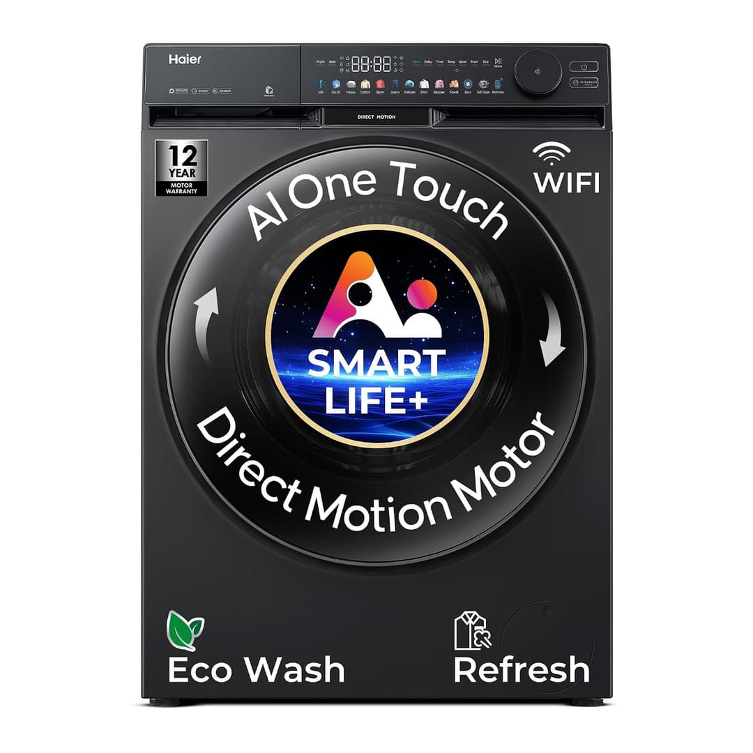 Haier 12 Kg 5 Star Fully Automatic Front Load Washing Machine