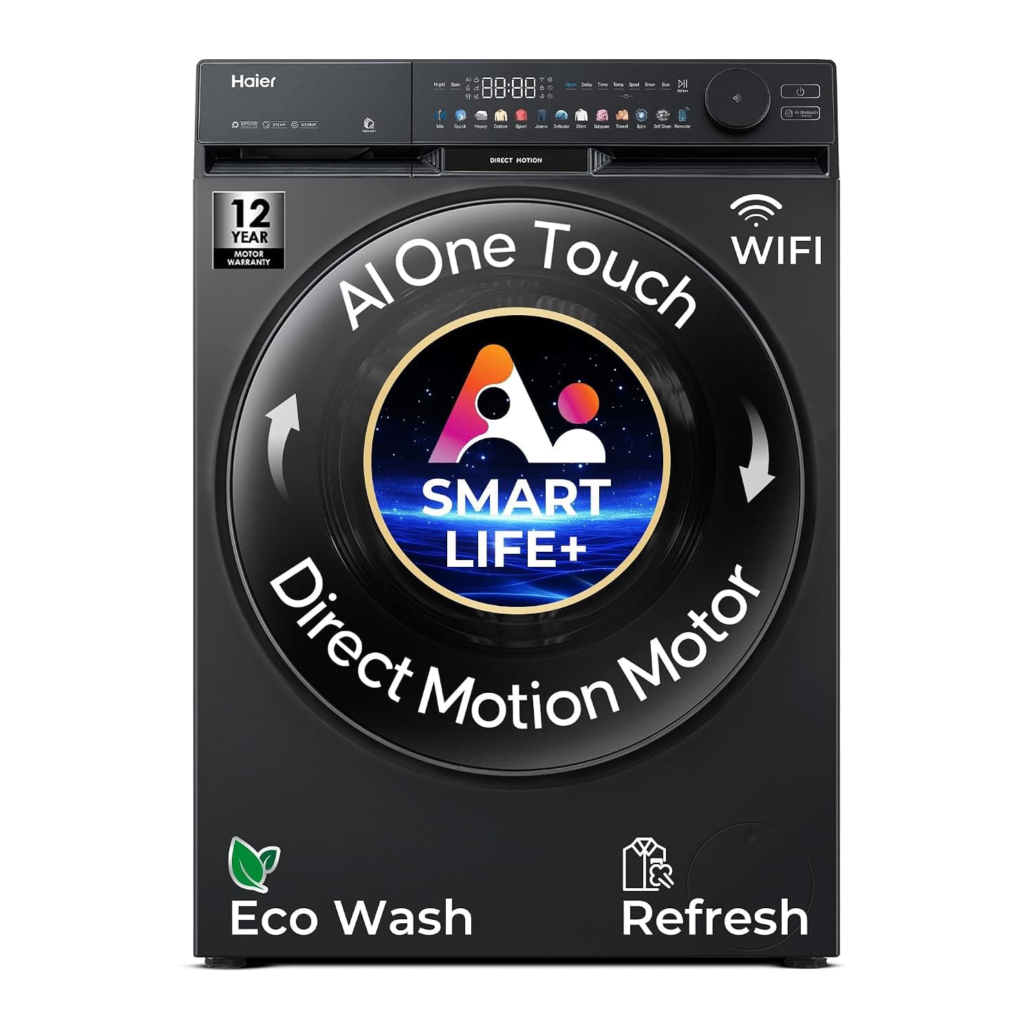 Haier 12 Kg 5 Star Fully Automatic Front Load Washing Machine