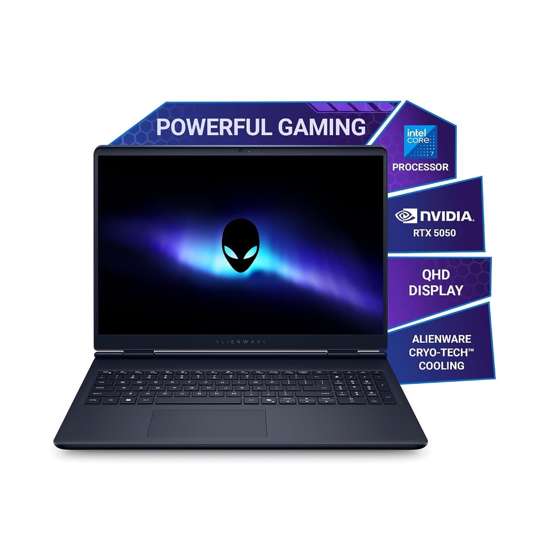 Alienware 16 Aurora Gaming Laptop, Core 7 240H, RTX 5050
