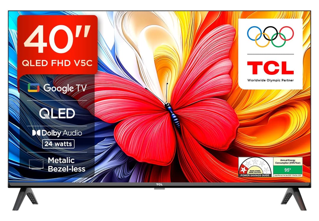 TCL 40-inch Full HD Smart QLED Google TV 40V5C