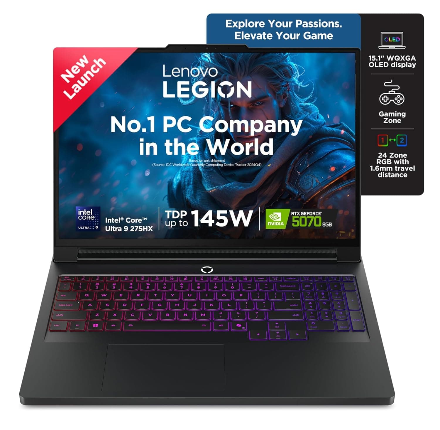 Lenovo Legion 5 Core Ultra 9 RTX 5070 Gaming Laptop