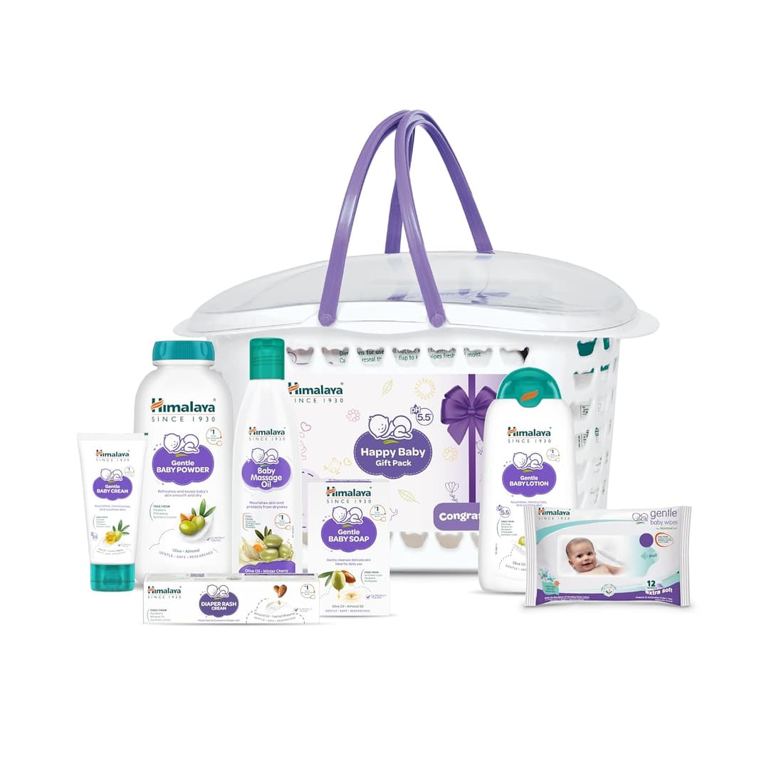 Himalaya Baby Gift Basket 7-in-1 Set