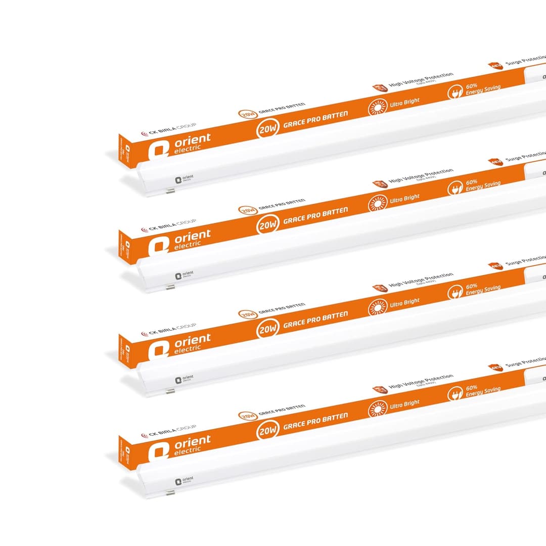 Orient Electric Grace Pro 20W LED Batten (Pack of 4)