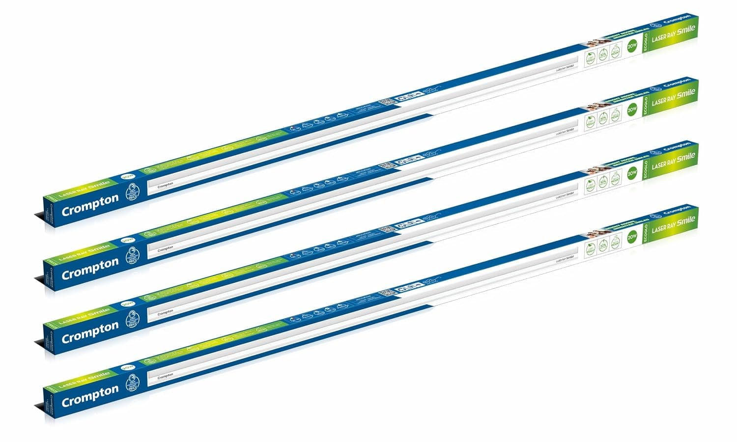 Crompton Laser Ray Smile 20W LED Batten (Pack of 4)