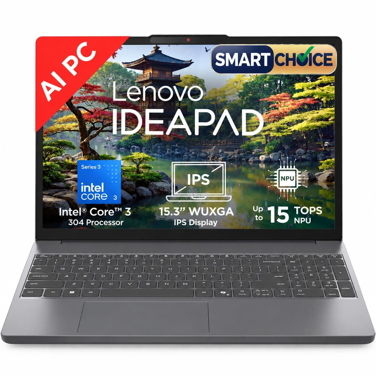 Lenovo IdeaPad Slim 3 15.3" Intel Core 3 304 (8GB, 512GB SSD)