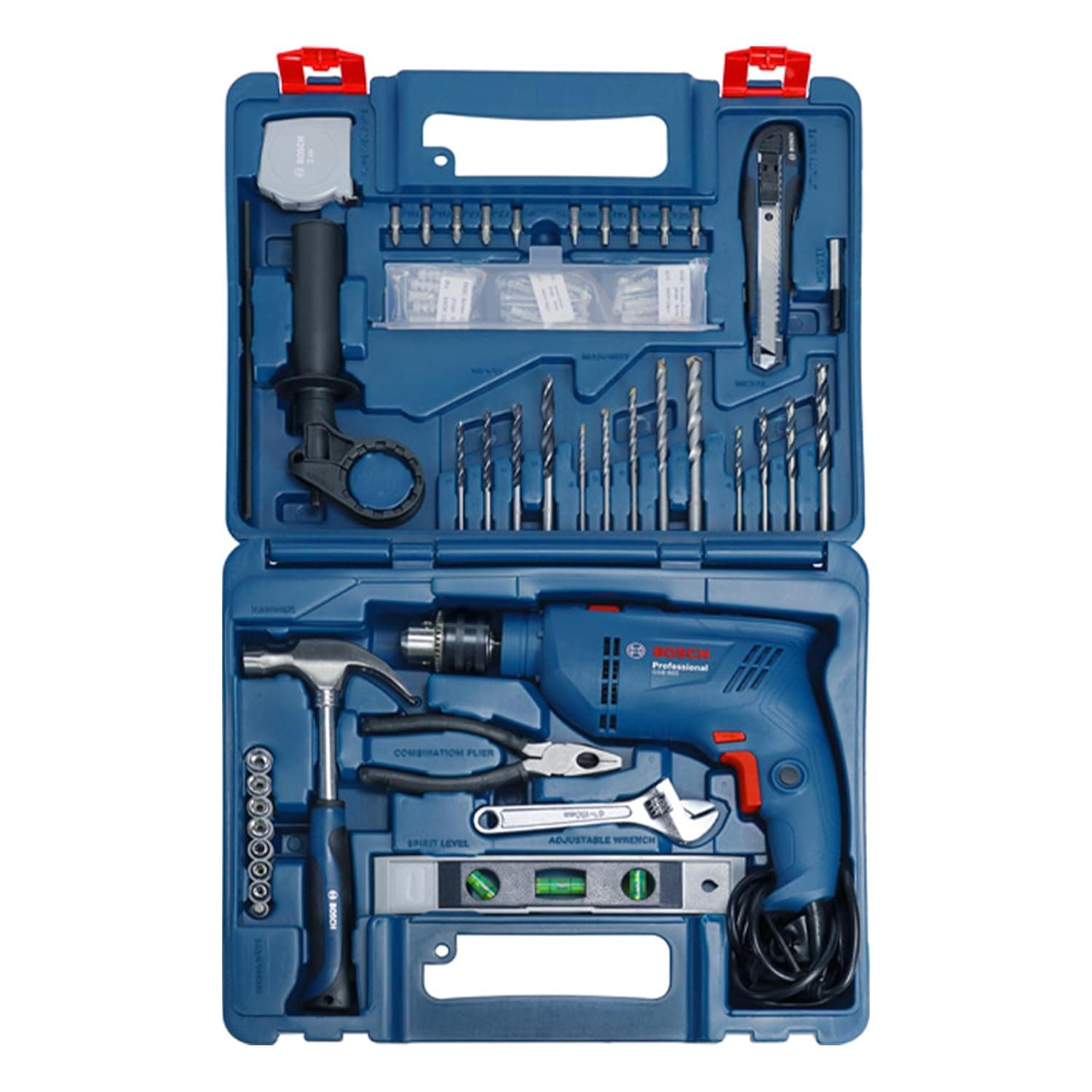 Bosch GSB 600 Impact Drill with 100-Piece Accessory Set