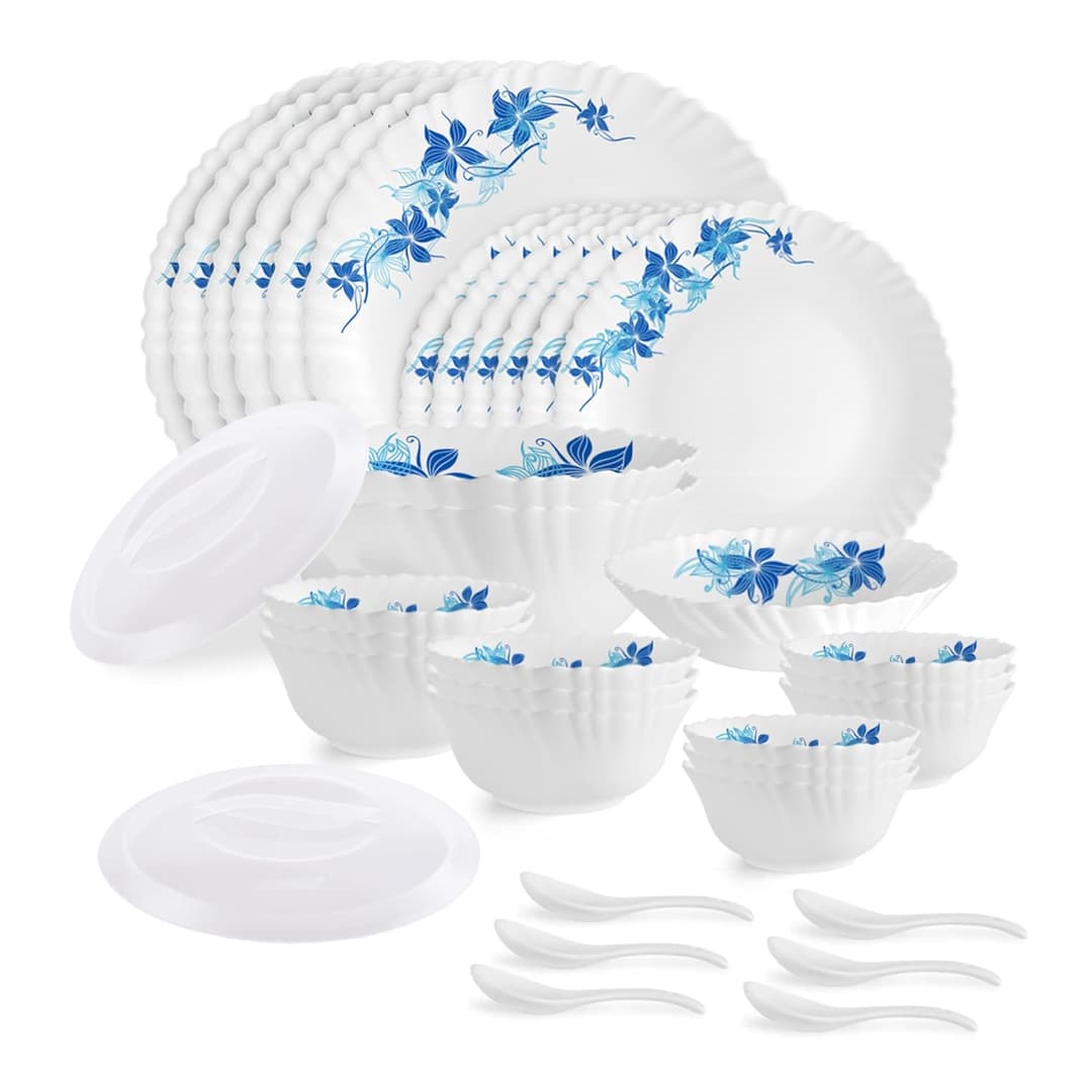 Cello Dazzle Series Opalware Dinner Set (35 Pieces)