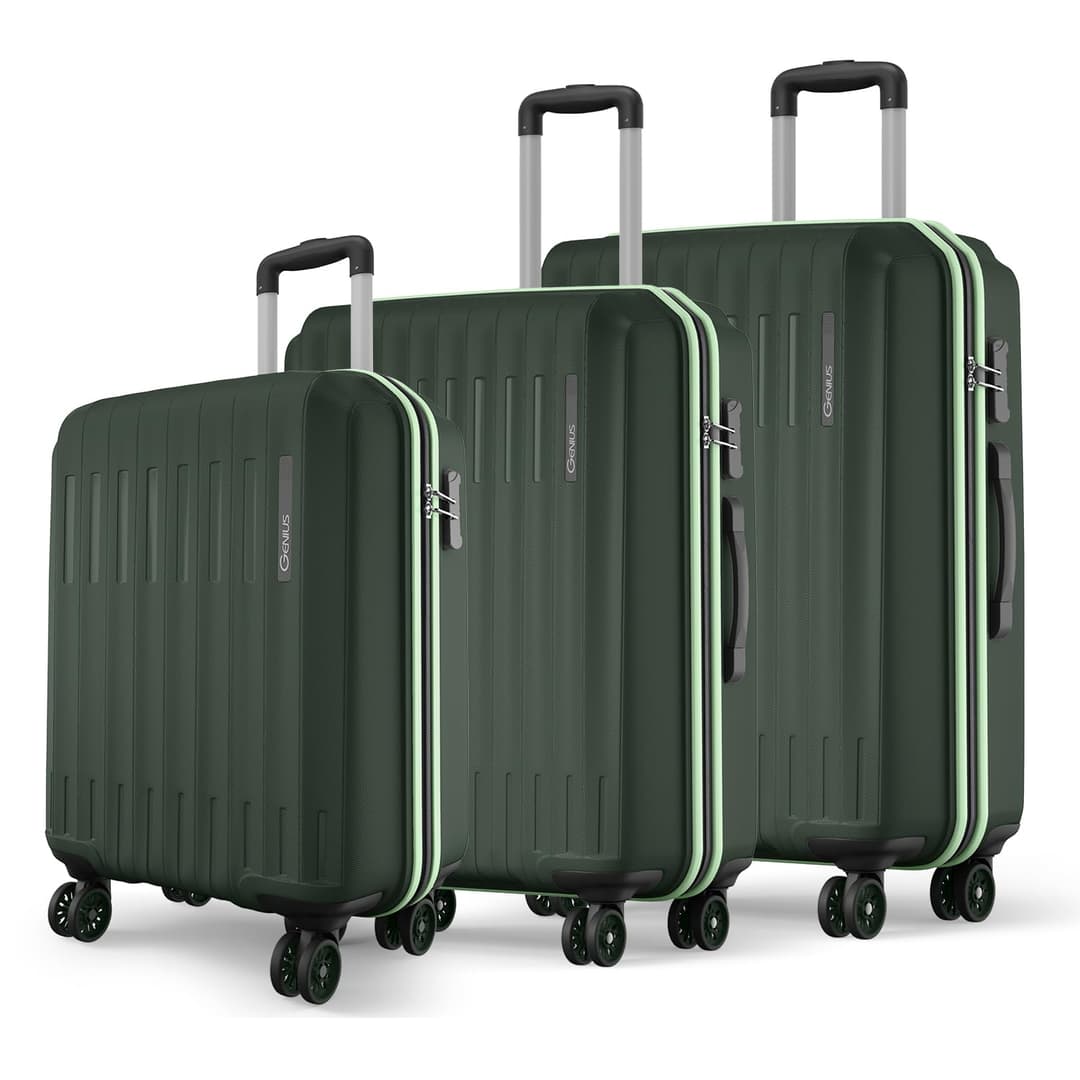Safari Genius Alley Set of 3 Trolley Bags