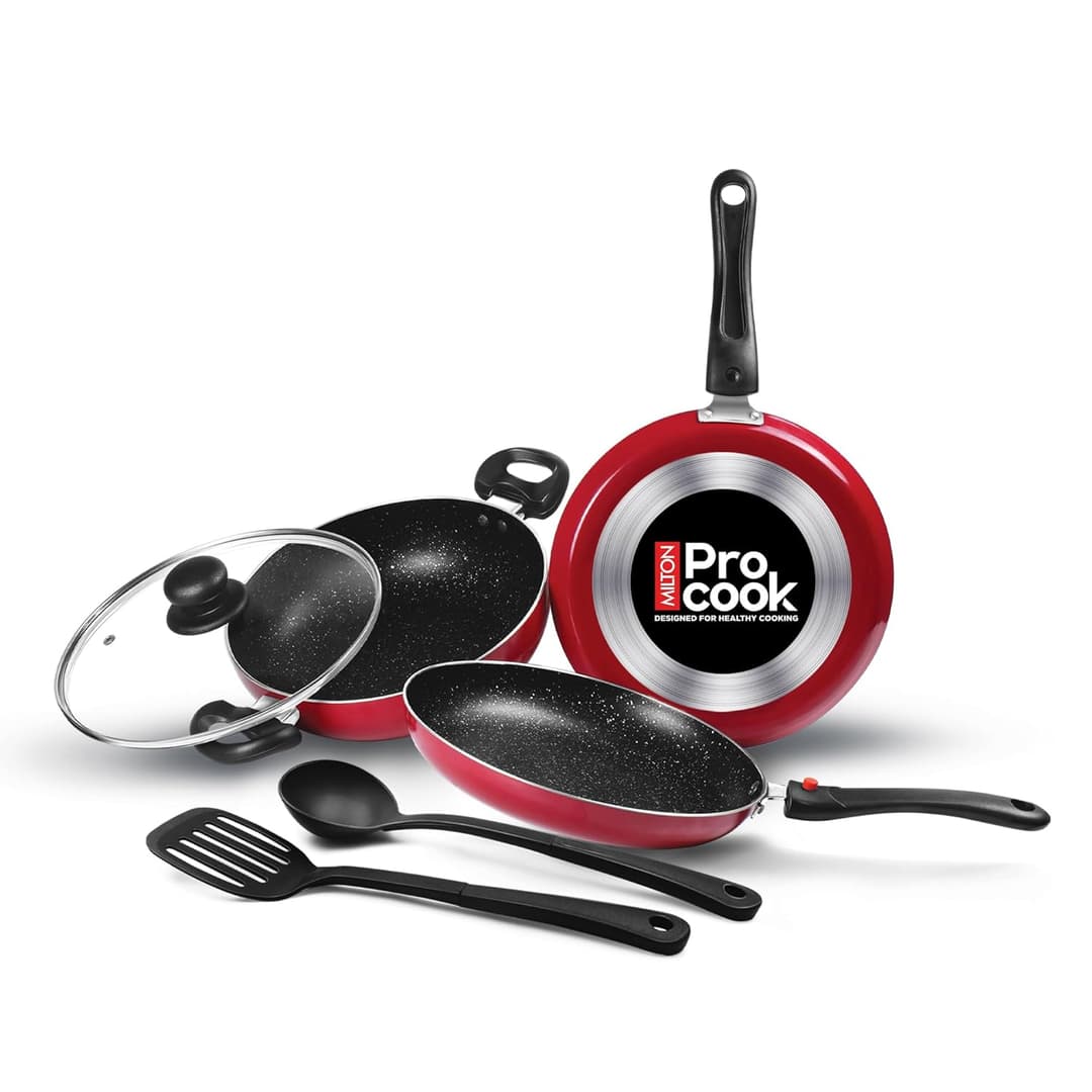 Milton Pro Cook Kitchen Pride 5 Piece Non Stick Cookware Set