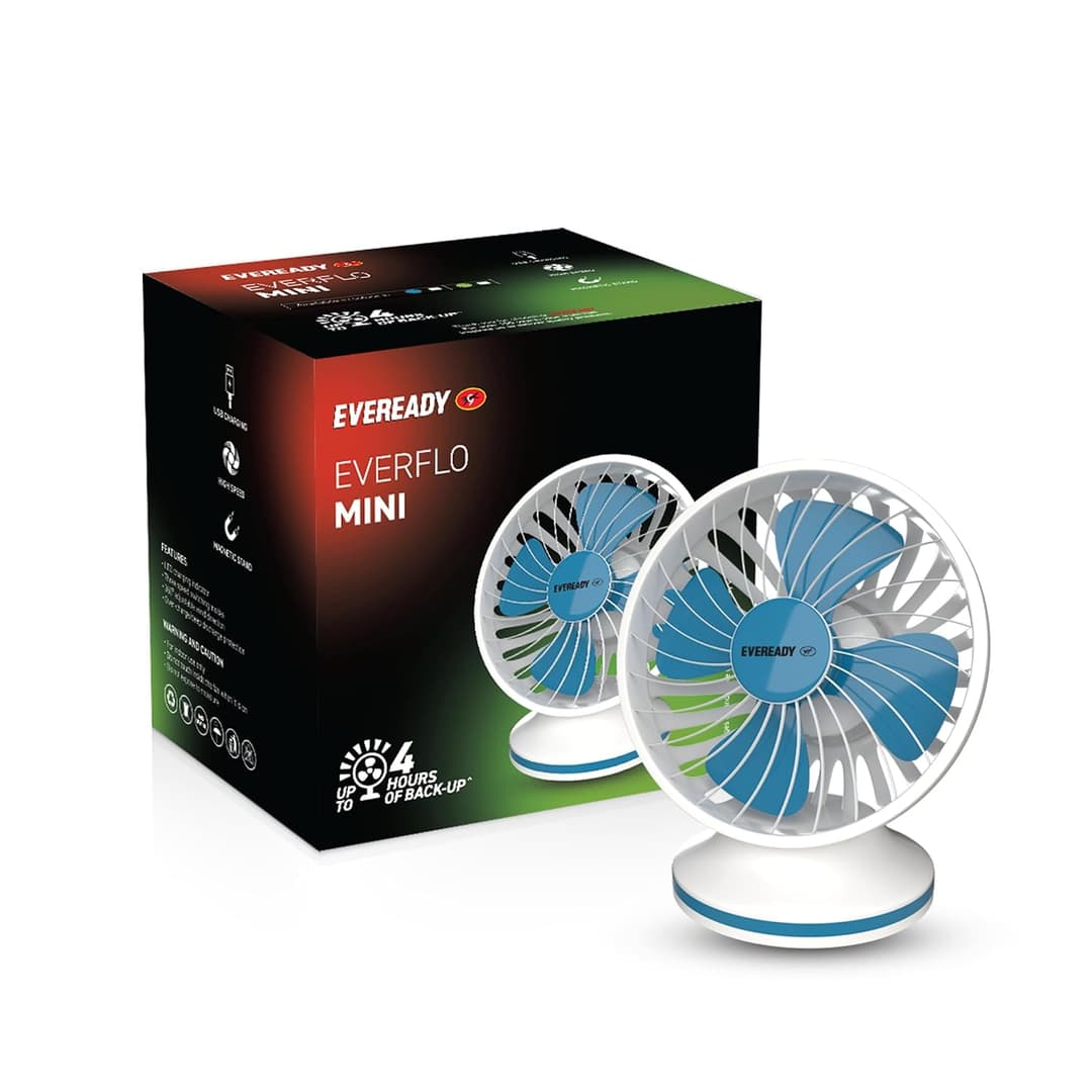 EVEREADY FE01 Everflo Mini Rechargeable Fan
