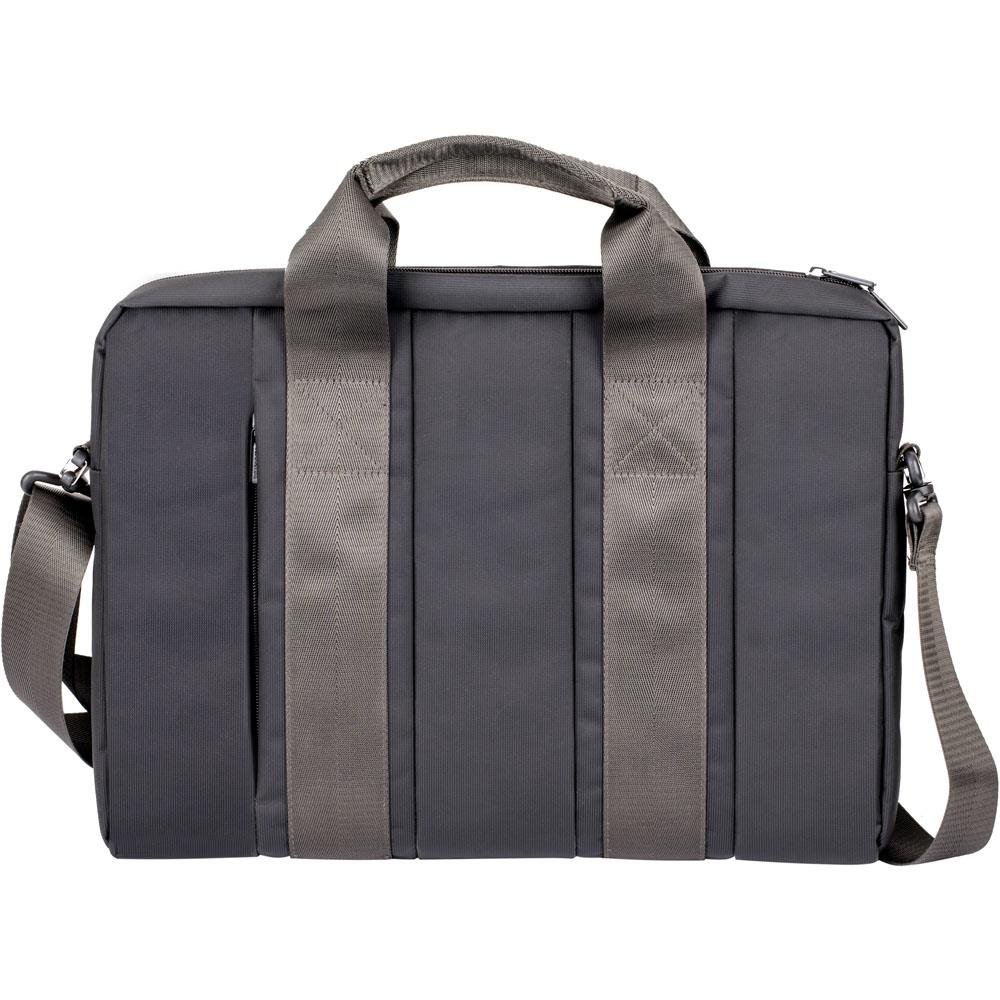 RivaCase Hyde 8830 Laptop Bag Lightweight Stylish Slim Shoulder Bag Dual zipper utility Bag For Men & Women | Business Laptop Bag | Upto 15.6 '' Notebook/Macbook Compatiable Travel bag accessories