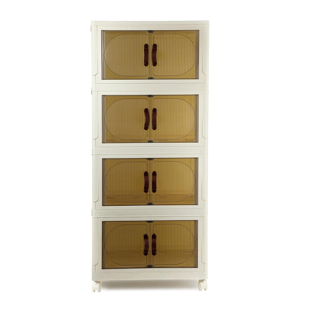 Cello Foldable 4 Tier Plastic Cabinet