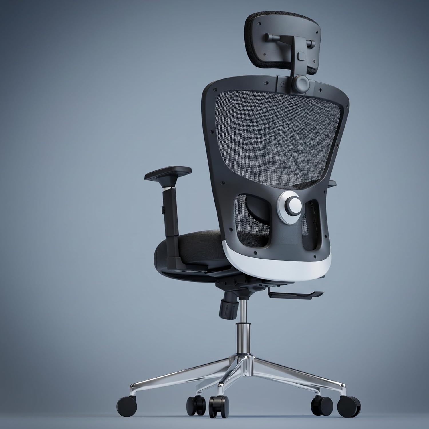 Urbanova Pro Ergonomic Office Chair for Work | Multi-Lock Mechanism | 4 Year Warranty | 3D Armrest | Adjustable Lumbar (3D with 3 Position Lock)