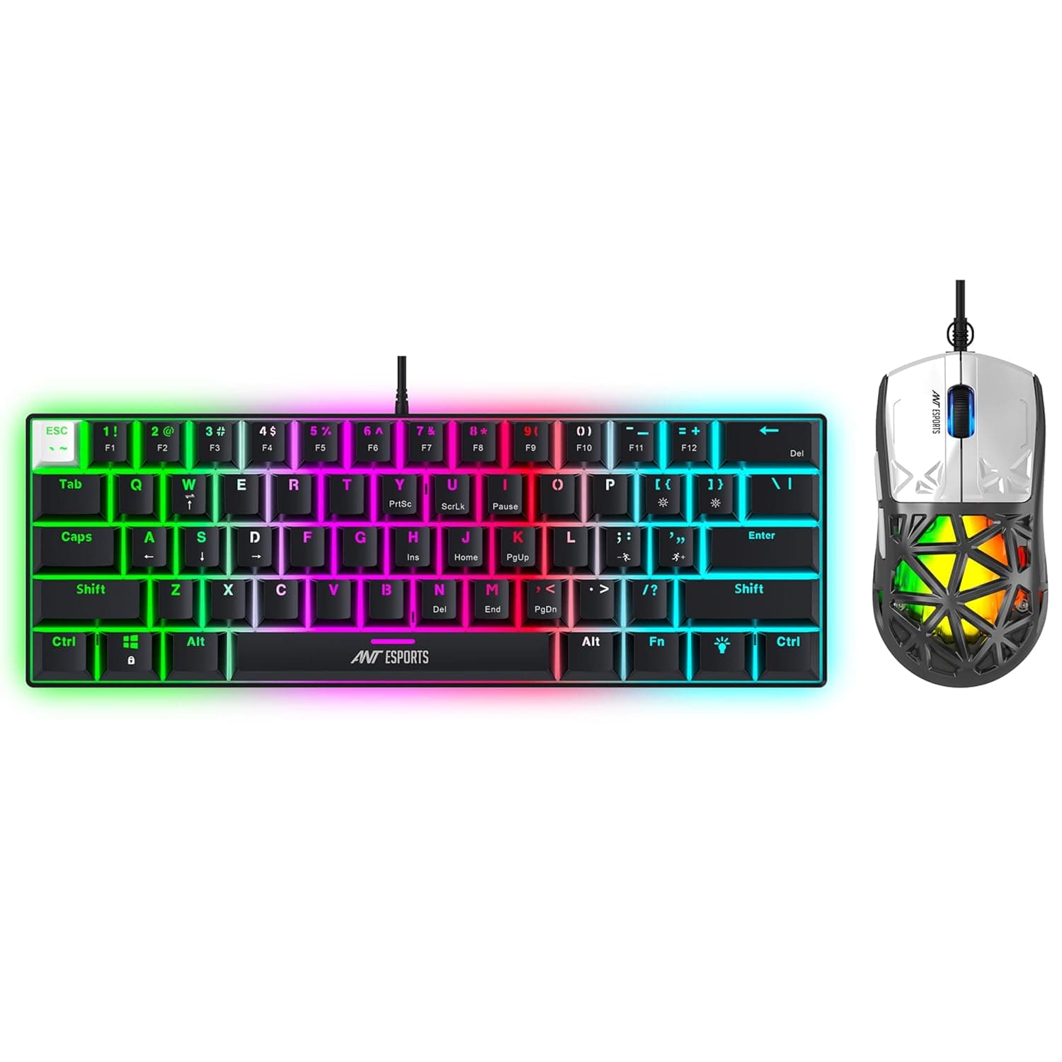 Ant Esports Thunder10 60% Mechanical Keyboard and Mouse Combo