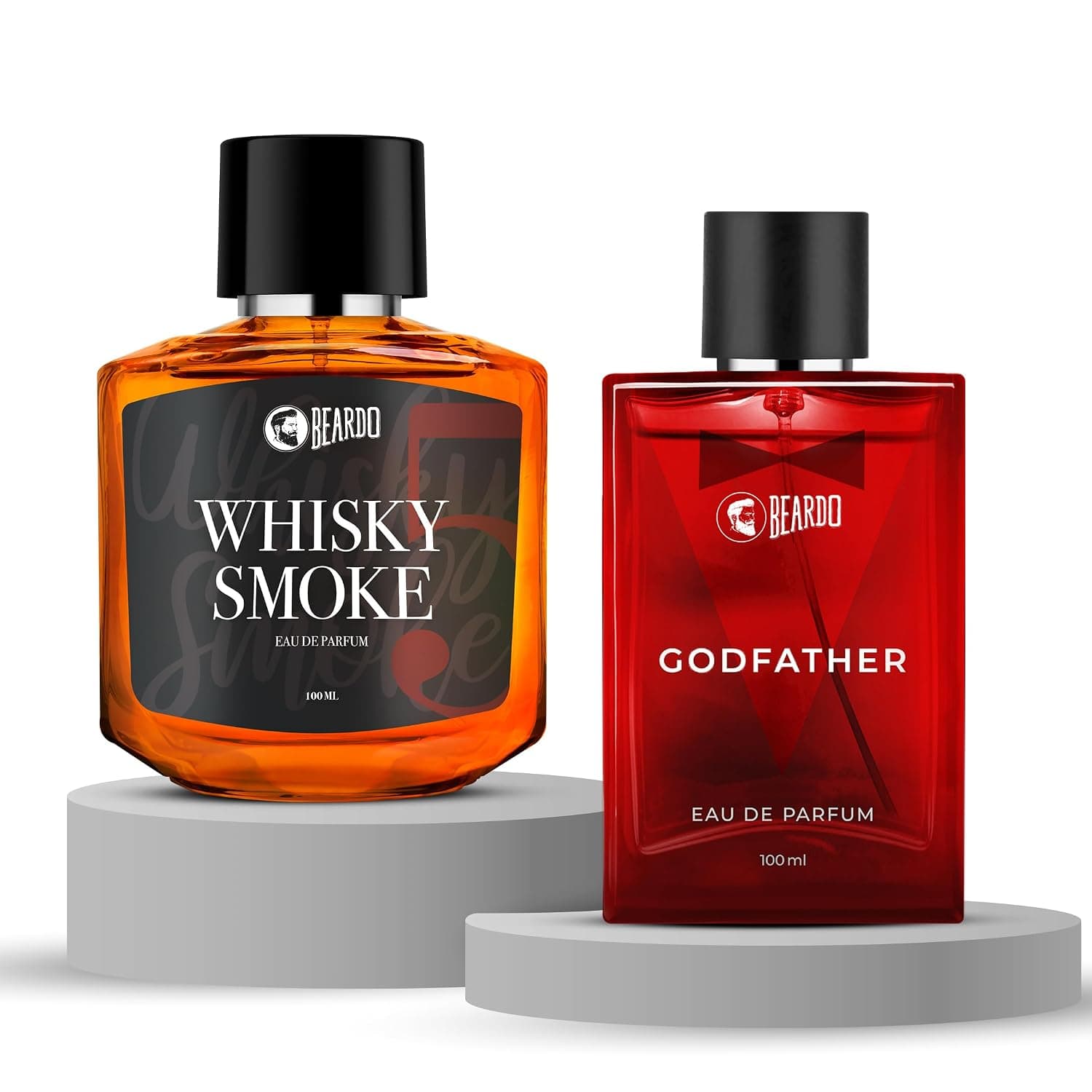 Beardo Godfather and Whisky Smoke EDP Perfume Combo (100ml x 2)