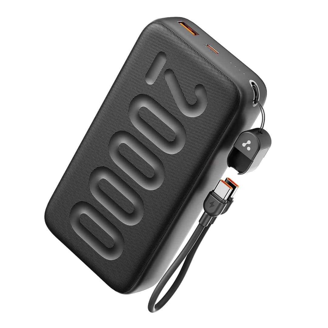 Ambrane Stylo N20 20000mAh Powerbank with Built-in Type C Cable