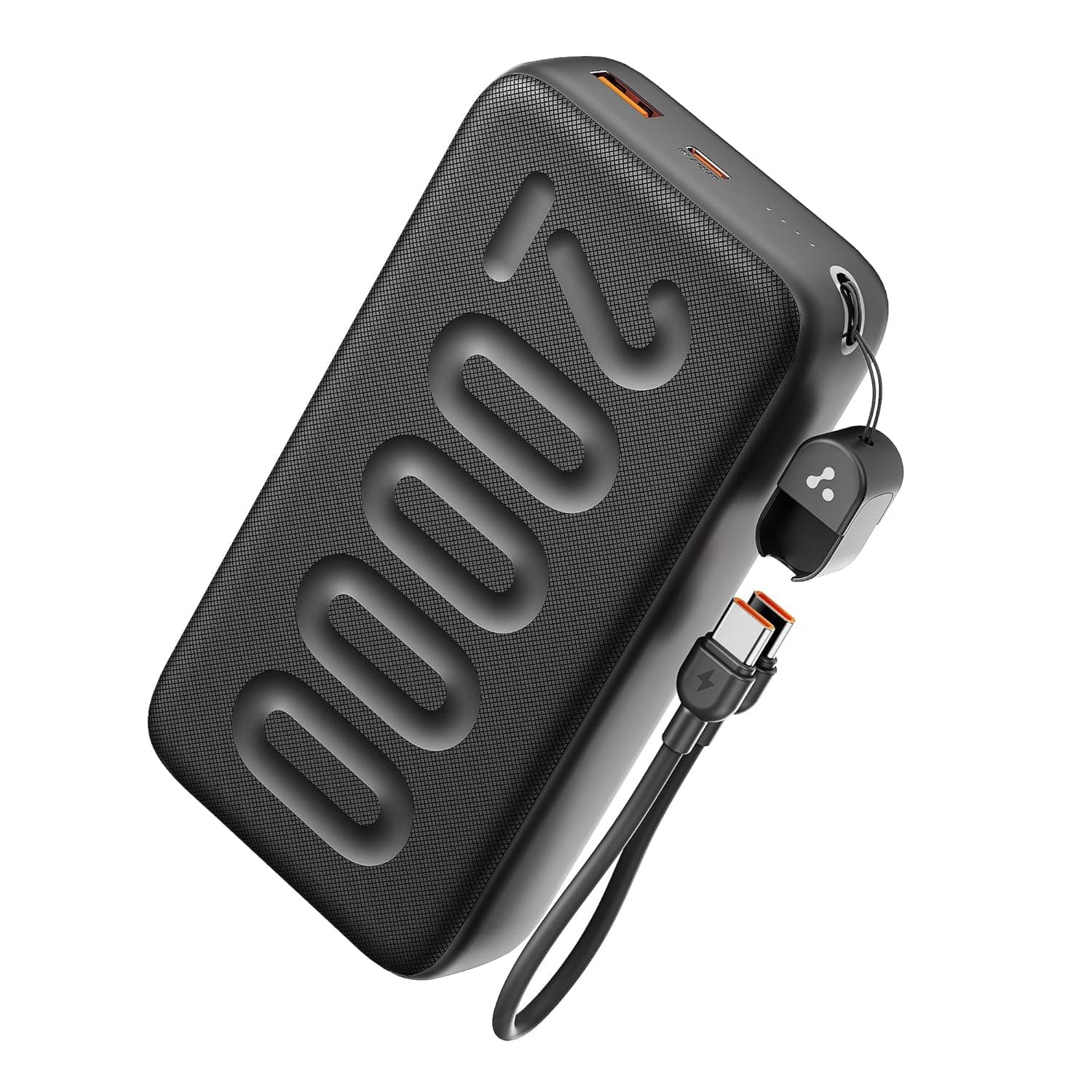 Ambrane Stylo N20 20000mAh Powerbank with Built-in Type C Cable