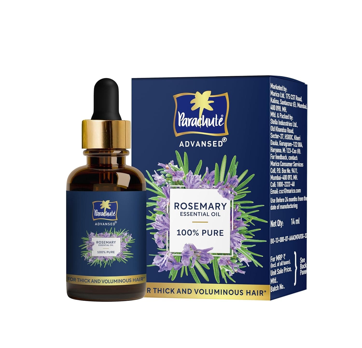 Parachute Advansed Rosemary Essential Oil (14ml)