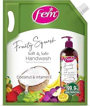 Dabur Fem Fruity Squash Handwash Refill Pouch 1500ml