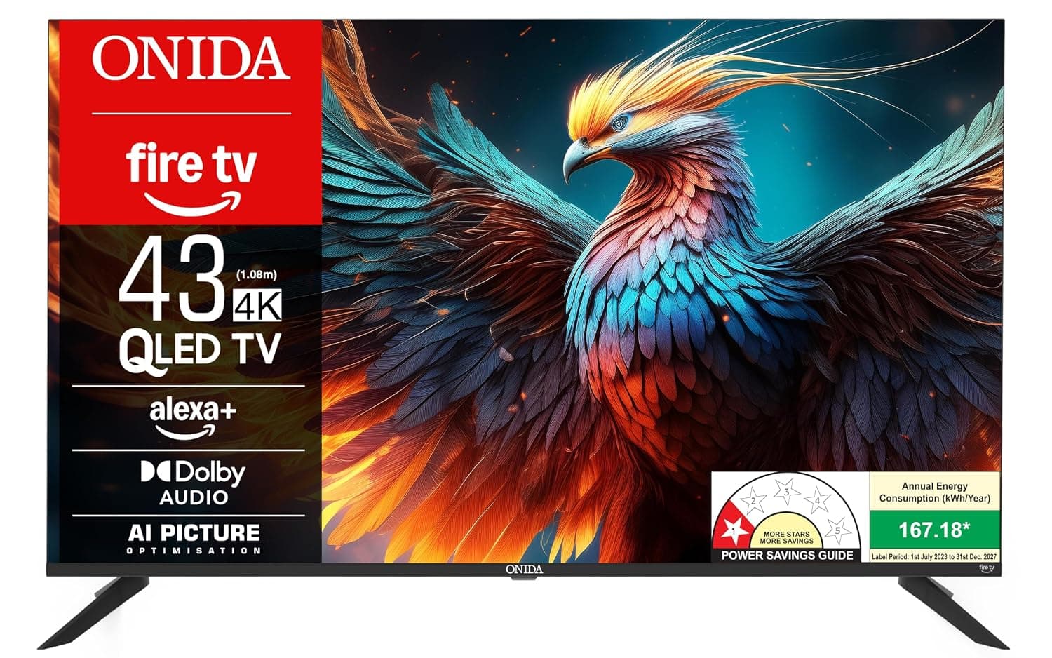 Onida 43-inch QLED 4K Fire TV (Q43UFD)