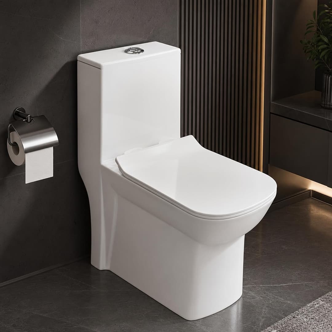 Plantex Ceramic Single Suite Western Commode Toilet