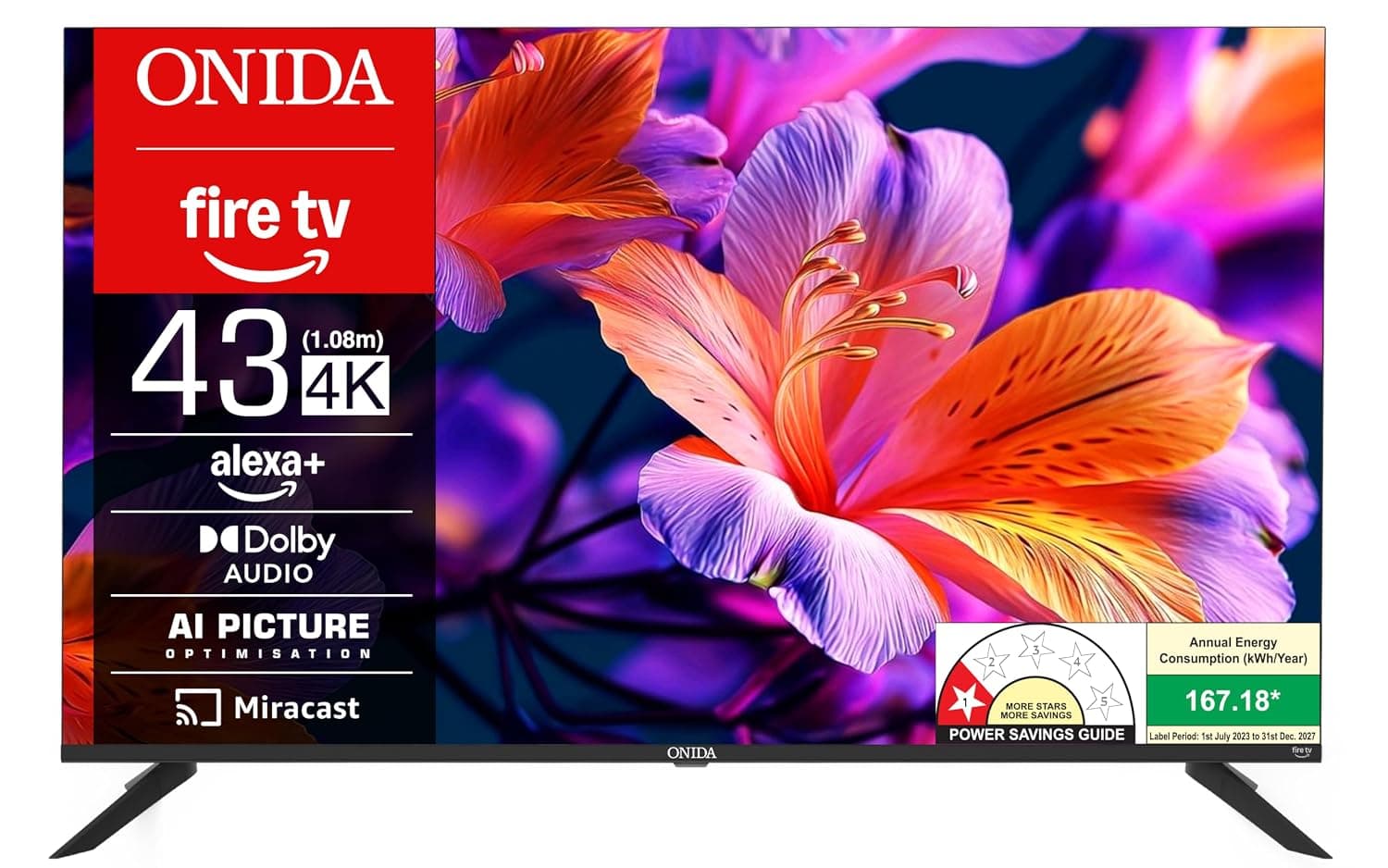 Onida 43 Inch 4K Ultra HD Smart LED Fire TV 43UFD