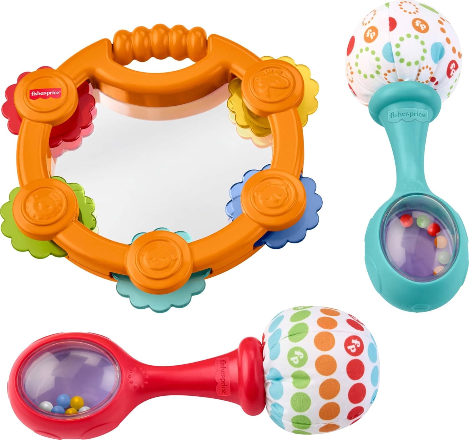 Fisher-Price Tambourine & Maracas Gift Set