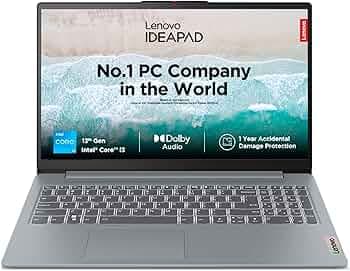 Lenovo IdeaPad Slim 3 15.6" FHD Laptop (i3-1315U, 8GB, 512GB SSD)