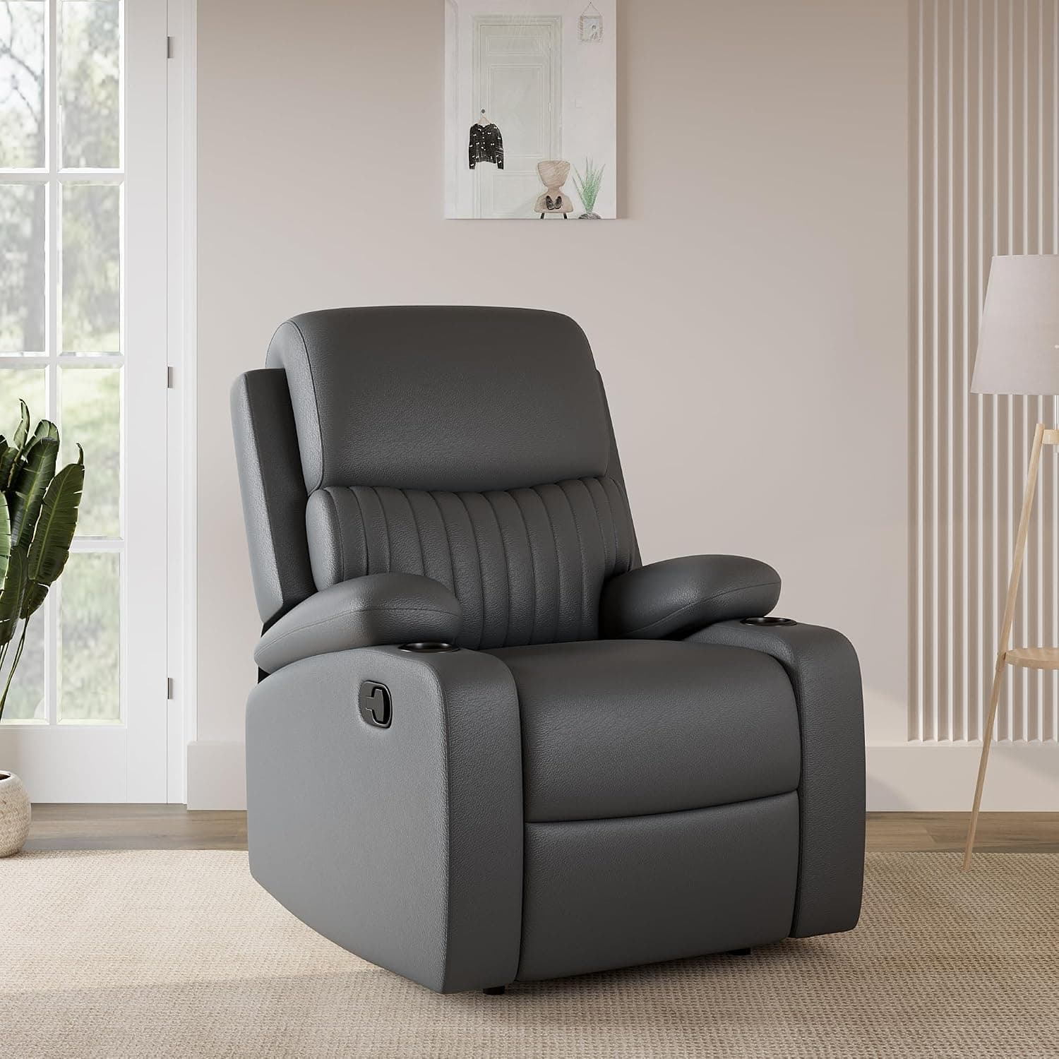 Amazon Brand Solimo Orleans Single Seater Manual Recliner