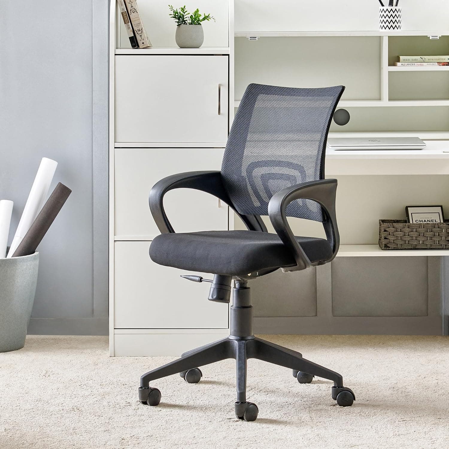 Home Centre Yuva Mesh Mid Back Office Chair