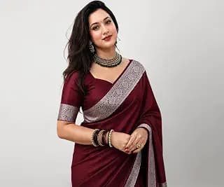 Representative image for Pure Banarasi Kanjivaram Sarees Up to 86% off