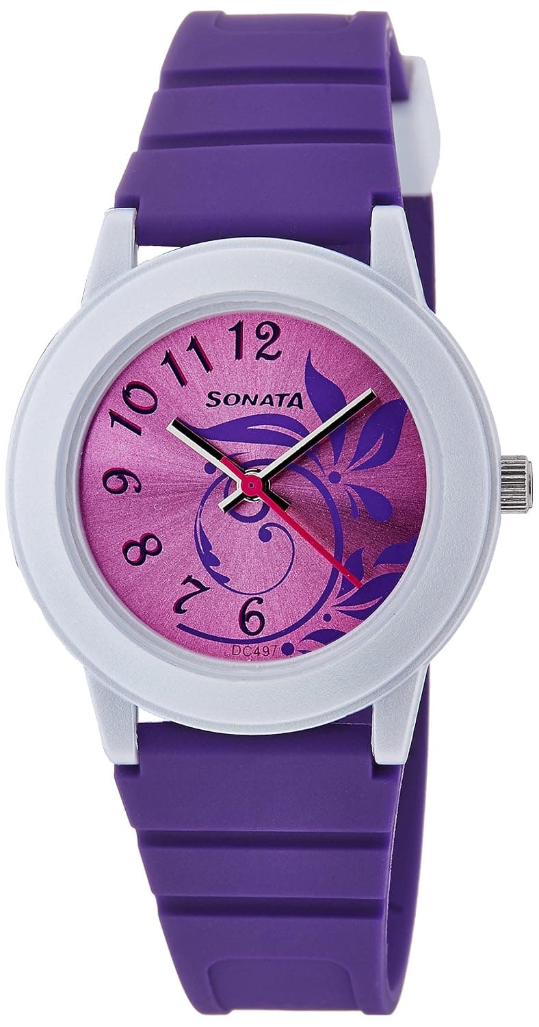 Sonata Analog Watch For Women NR8992PP03